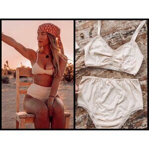 💕SPELL & THE GYPSY Lana Organic Cotton Set Cream